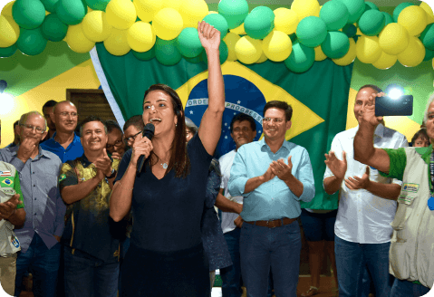 Faça parte da mudança com Roberta Roma. Transforme a Bahia!